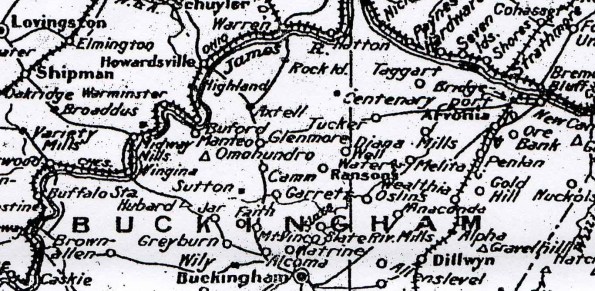 Slate River Ramblings_Buckingham_Diana Mills Post Office_1916