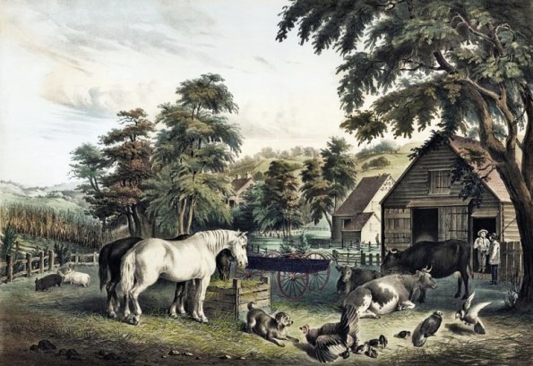 Fanny Palmer, Published by N Currier American Farm Scenes 3 1853