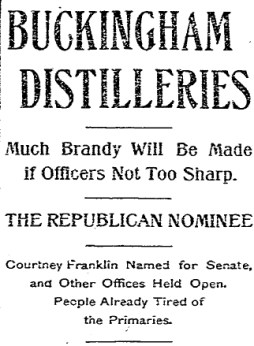 Buckingham_Whiskey_Distilleries